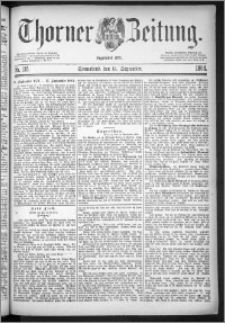 Thorner Zeitung 1884, Nro. 215