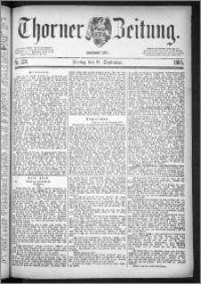 Thorner Zeitung 1884, Nro. 220