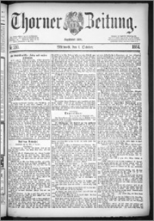 Thorner Zeitung 1884, Nro. 230