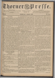Thorner Presse 1888, Jg. VI, Nro. 206