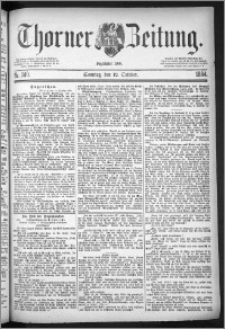 Thorner Zeitung 1884, Nro. 240 + Beilage