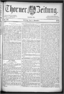 Thorner Zeitung 1884, Nro. 264 + Beilage