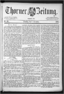 Thorner Zeitung 1884, Nro. 288 + Beilage
