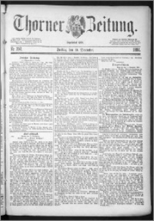 Thorner Zeitung 1884, Nro. 292