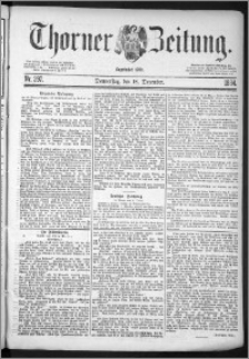 Thorner Zeitung 1884, Nro. 297 + Beilage