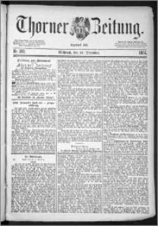 Thorner Zeitung 1884, Nro. 302