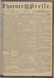 Thorner Presse 1888, Jg. VI, Nro. 245 + Beilagenwerbung