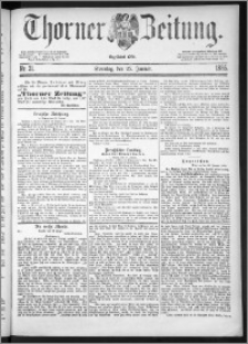 Thorner Zeitung 1885, Nro. 21