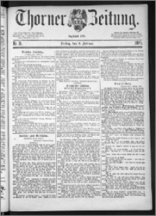 Thorner Zeitung 1885, Nro. 31