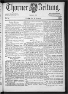 Thorner Zeitung 1885, Nro. 34