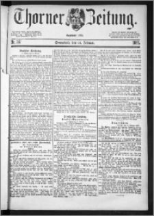 Thorner Zeitung 1885, Nro. 38