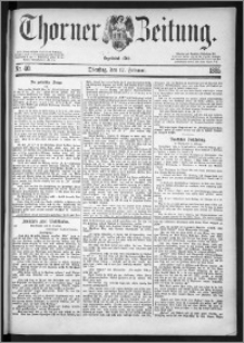 Thorner Zeitung 1885, Nro. 40