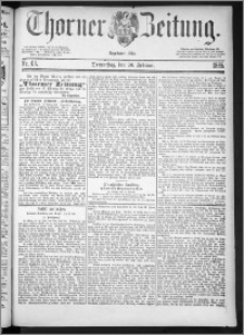 Thorner Zeitung 1885, Nro. 48