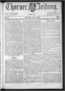 Thorner Zeitung 1885, Nro. 62 + Beilage