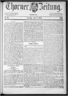 Thorner Zeitung 1885, Nro. 63 + Beilage
