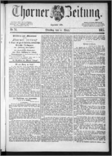 Thorner Zeitung 1885, Nro. 76
