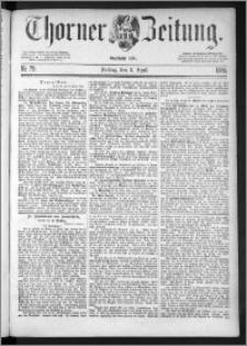 Thorner Zeitung 1885, Nro. 79