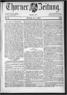 Thorner Zeitung 1885, Nro. 81