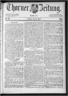 Thorner Zeitung 1885, Nro. 83