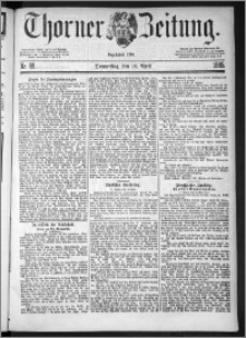 Thorner Zeitung 1885, Nro. 88