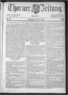 Thorner Zeitung 1885, Nro. 90