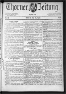 Thorner Zeitung 1885, Nro. 93