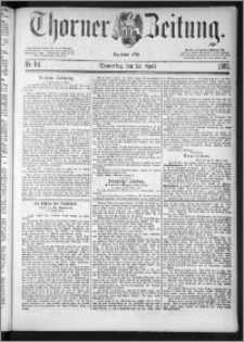 Thorner Zeitung 1885, Nro. 94
