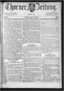 Thorner Zeitung 1885, Nro. 95