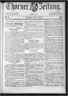 Thorner Zeitung 1885, Nro. 96