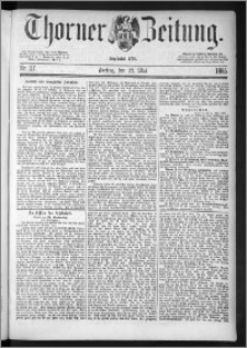 Thorner Zeitung 1885, Nro. 117