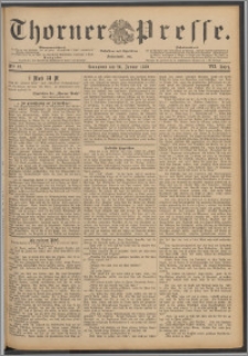 Thorner Presse 1889, Jg. VII, Nro. 22 + Extrablatt