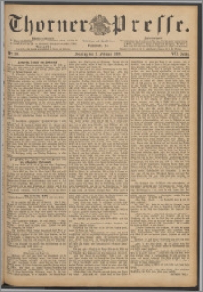Thorner Presse 1889, Jg. VII, Nro. 29 + Beilage