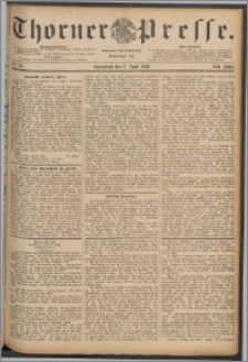 Thorner Presse 1889, Jg. VII, Nro. 82