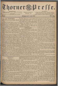 Thorner Presse 1889, Jg. VII, Nro. 85