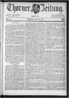 Thorner Zeitung 1885, Nro. 141