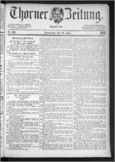 Thorner Zeitung 1885, Nro. 149
