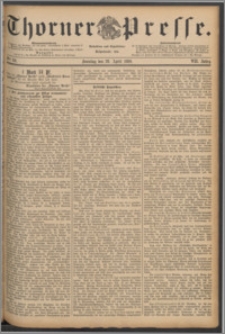 Thorner Presse 1889, Jg. VII, Nro. 99 + Beilage