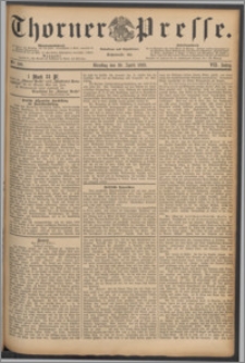Thorner Presse 1889, Jg. VII, Nro. 100