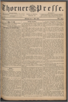 Thorner Presse 1889, Jg. VII, Nro. 101