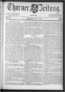 Thorner Zeitung 1885, Nro. 165