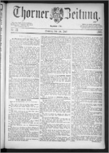 Thorner Zeitung 1885, Nro. 172