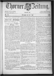 Thorner Zeitung 1885, Nro. 174