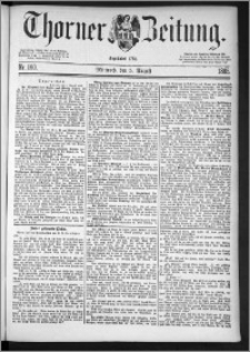 Thorner Zeitung 1885, Nro. 180