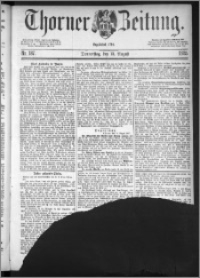 Thorner Zeitung 1885, Nro. 187