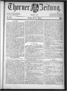 Thorner Zeitung 1885, Nro. 188