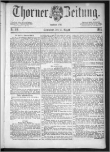 Thorner Zeitung 1885, Nro. 189