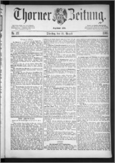 Thorner Zeitung 1885, Nro. 197