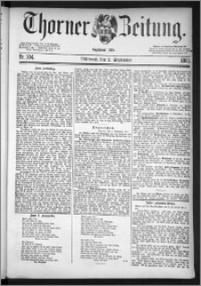 Thorner Zeitung 1885, Nro. 204