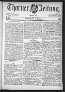 Thorner Zeitung 1885, Nro. 207