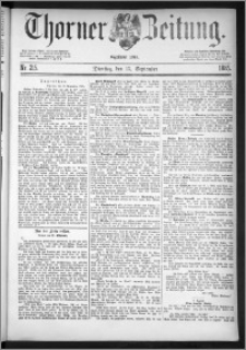 Thorner Zeitung 1885, Nro. 215